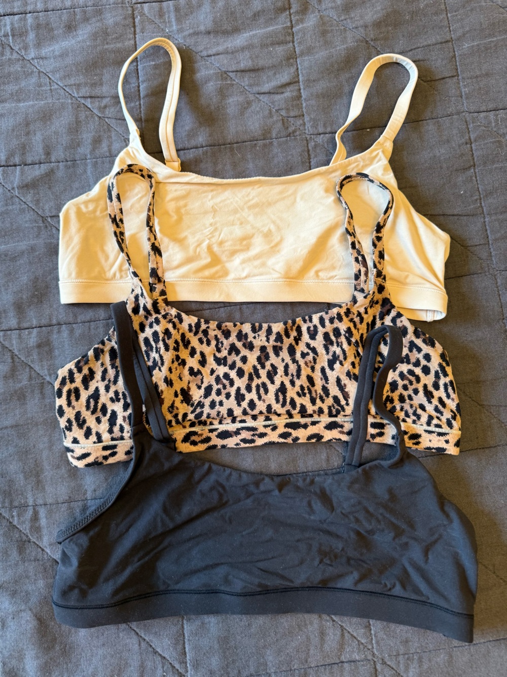 SKIMS set of 3 bralettes (NWOT)